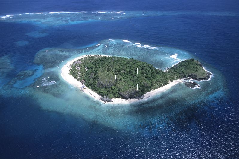 Fiji | Aerial Photo of Matamanoa Island | FJ-0163.tif
