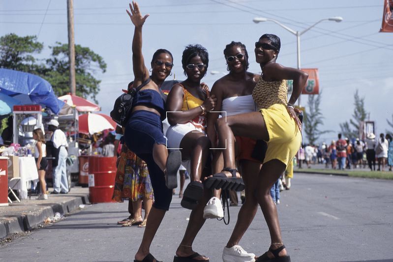 Barbados | Happy Girls at Cropover Festival | BB-0046.tif